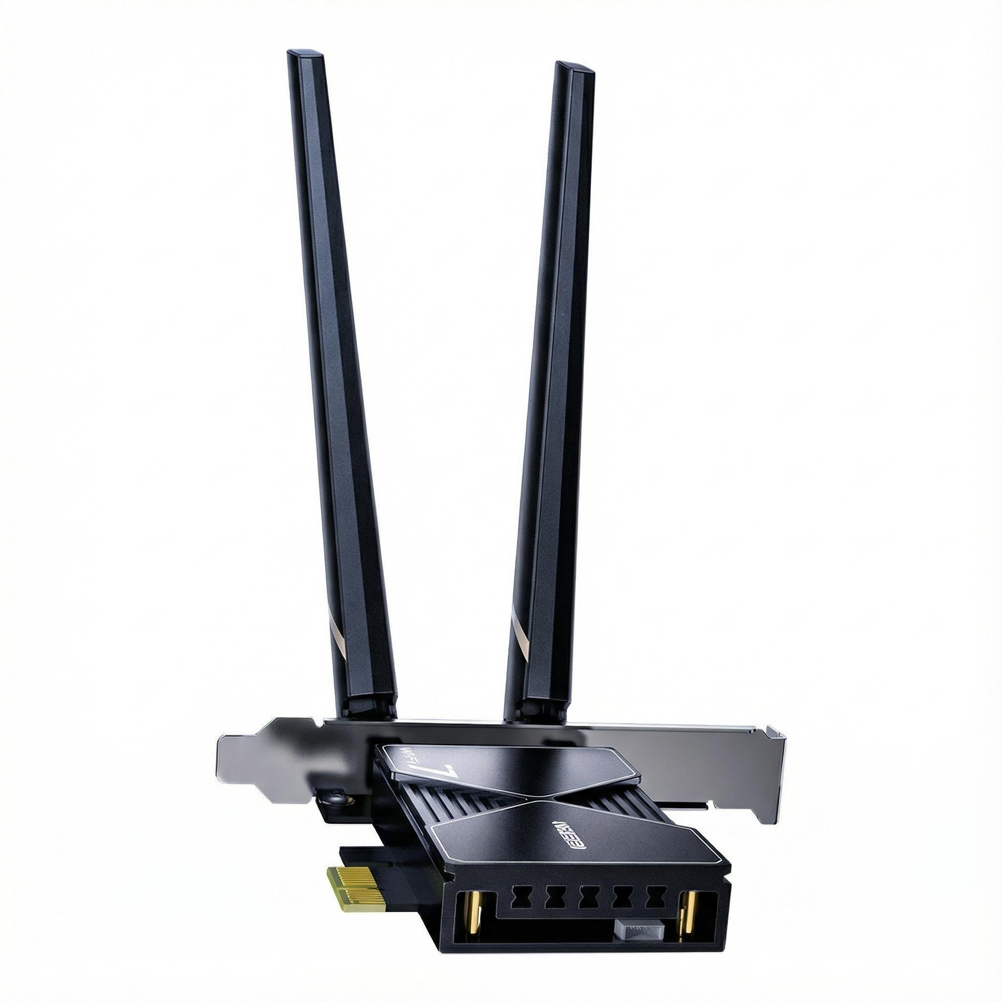 Карта сетевая PCI-E Ugreen CM822 WiFi 7 BE3600 Bluetooth 5.4 Черный (55204)