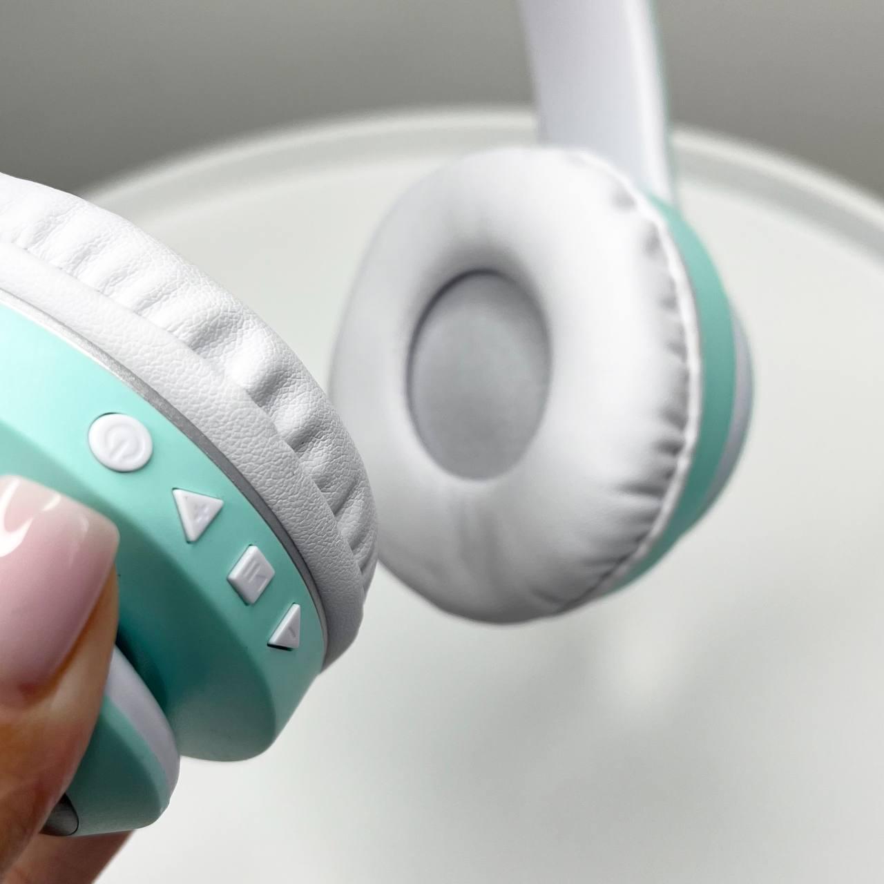 ᐉ Наушники беспроводные CAT EAR Headphones VZV23M Bluetooth Бирюзовый