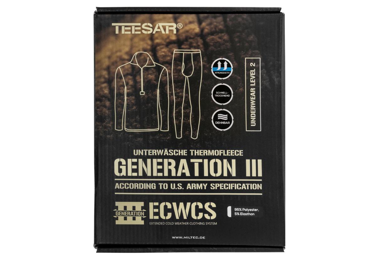 Термобелье флисовое Mil-Tec Teesar Gen III с замком М Black (29662550) - фото 3 Термобелье флисовое Mil-Tec Teesar Gen III с замком М Black (29662550) - фото 3