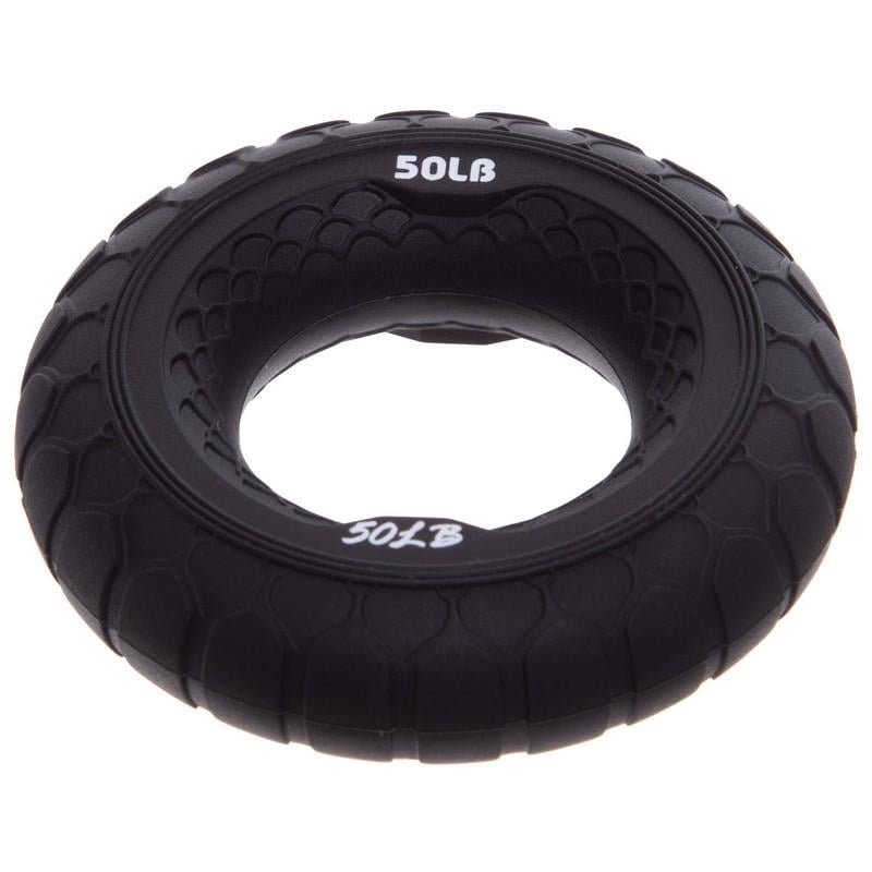 Эспандер кистевой Jello Кольцо нагрузка 9-23 кг Черный (FI-3813) - фото 1 Эспандер кистевой Jello Кольцо нагрузка 9-23 кг Черный (FI-3813) - фото 1