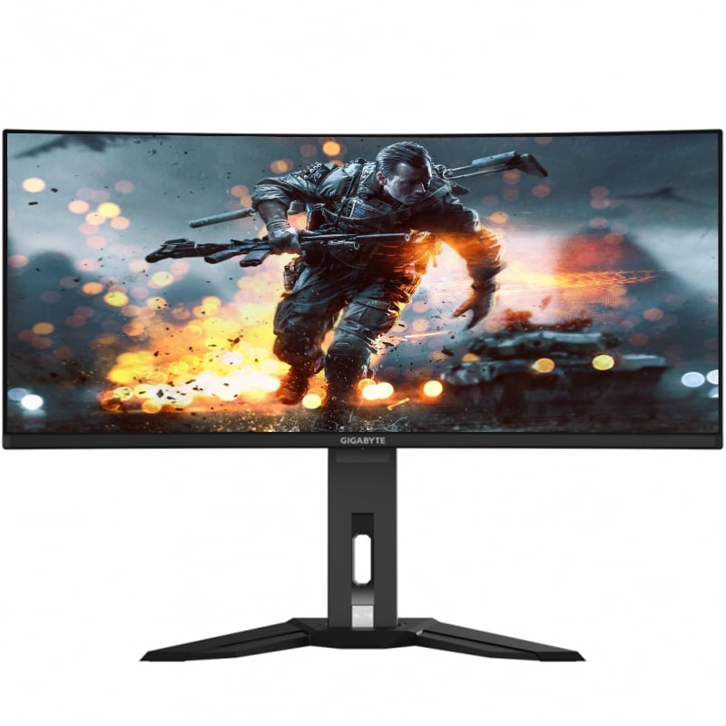 Монитор Gigabyte MO34WQC2 Gaming Monitor изогнутый OLED 3440x1440 3K Ultra WQHD 34" (tf6436)