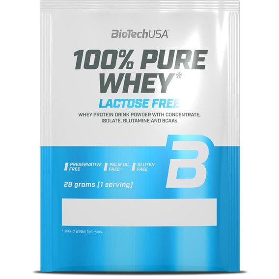 Протеїн BioTechUSA 100% Pure Whey Lactose Free 28 g /1 servings/ Chocolate Peanut butter