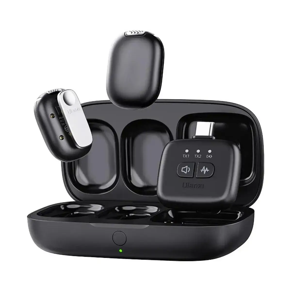 Микрофонная система Ulanzi Vijim A30 Tiny Microphone A014GBB2 A30 беспроводная Black - фото 1 Микрофонная система Ulanzi Vijim A30 Tiny Microphone A014GBB2 A30 беспроводная Black - фото 1