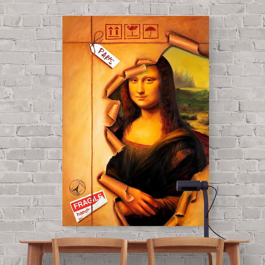 Картина на холсте HolstPrint Джаконда 50х100 см