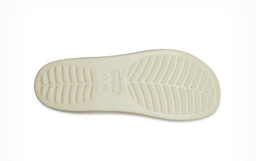 Шлепанцы женские Crocs Classic Platform Slide M8W10 р. 41 26,5 см Bone (208180) - фото 5