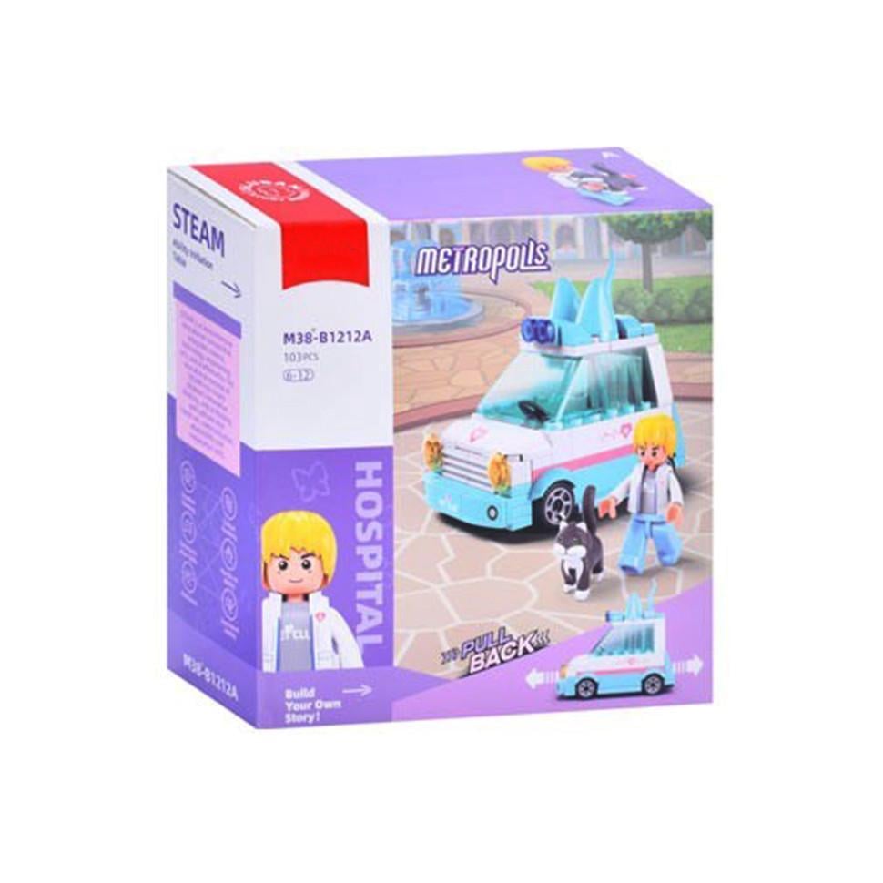 Конструктор дитячий Metropolis Hospital M38-B1212A 103 деталі (RLT46143)