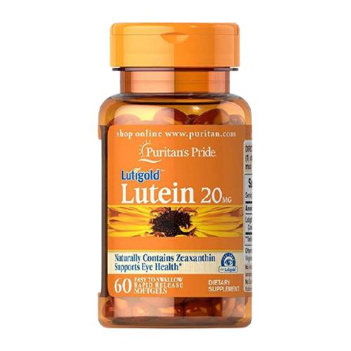 Лютеїн Puritan's Pride Lutein 20 мг with Zeaxanthin 60 Softgels