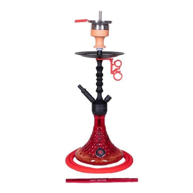 Кальян Amy Deluxe 072.01 Alu Antique Berry Black/Red (PSMBK-RD)
