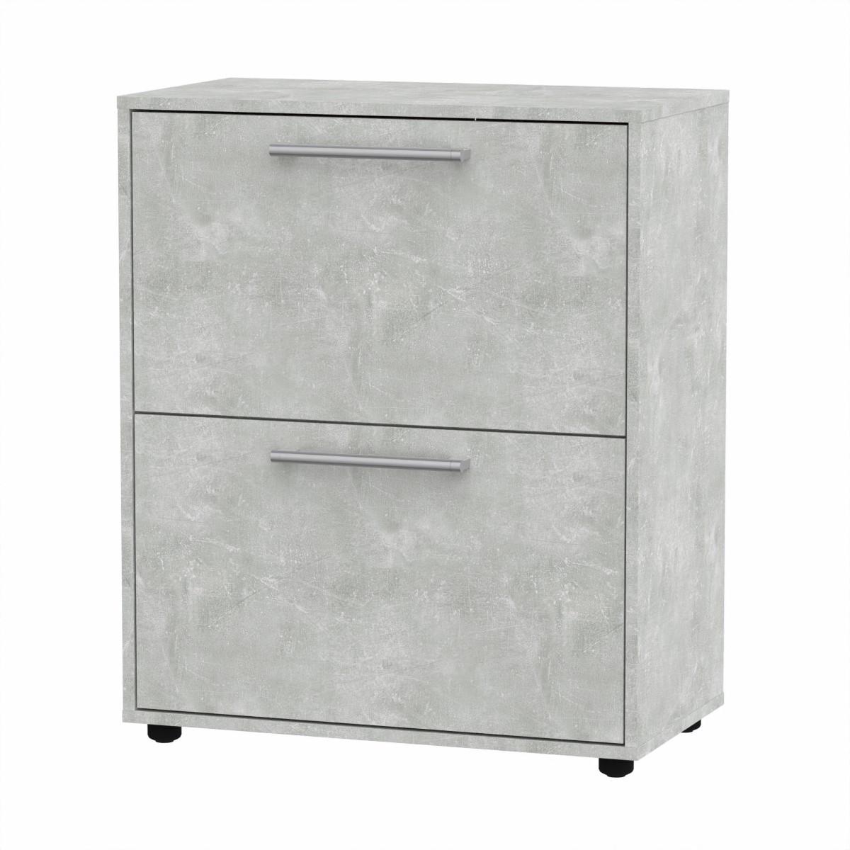 Тумба для обуви Компанит ТО-19 70х38х84,2 см Ателье светлый (25394320)