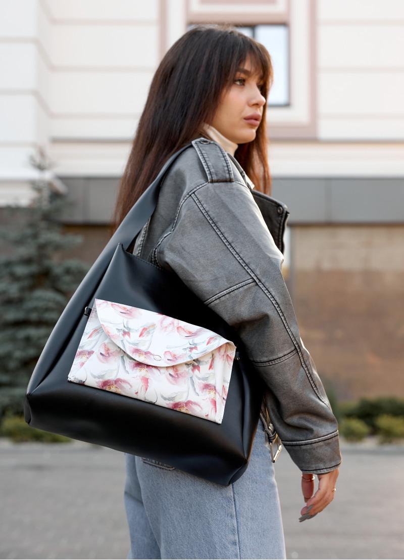 Жіноча сумка Sambag HOBO BLISS Чорний (53453713) - фото 8 Жіноча сумка Sambag HOBO BLISS Чорний (53453713) - фото 8