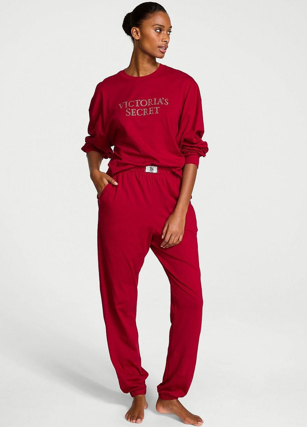 Пижама Victoria's Secret S Бордовый (70000430572QBJS.R)