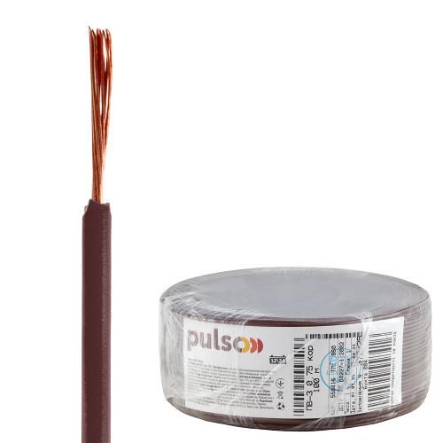 Провід гнучкий PULSO ПВ-3 0,75 кв. мм бухта 100 м Коричневий (00000065466) - фото 4 Провід гнучкий PULSO ПВ-3 0,75 кв. мм бухта 100 м Коричневий (00000065466) - фото 4