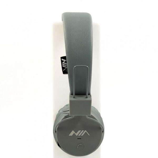 Наушники накладные NIA X2 Bluetooth-стерео Gray (7551) - фото 6