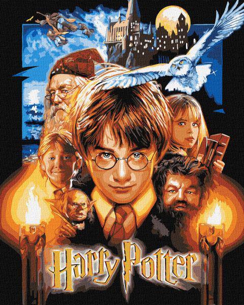Картина за номерами Ideyka Harry Potter: Постер із фарбами металік 40x50 см (Id-KHO8716)