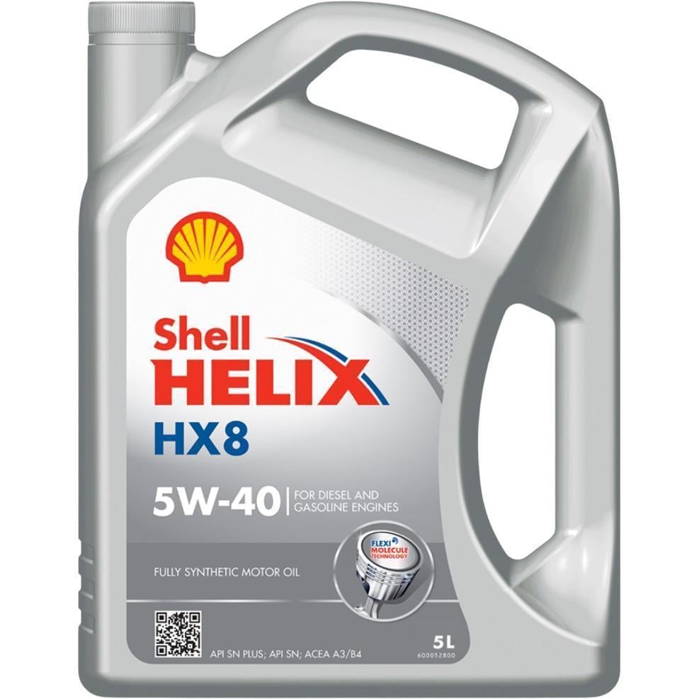 Моторна олива Shell Helix HX8 Synthetic 5W-40 5 л (550070417)