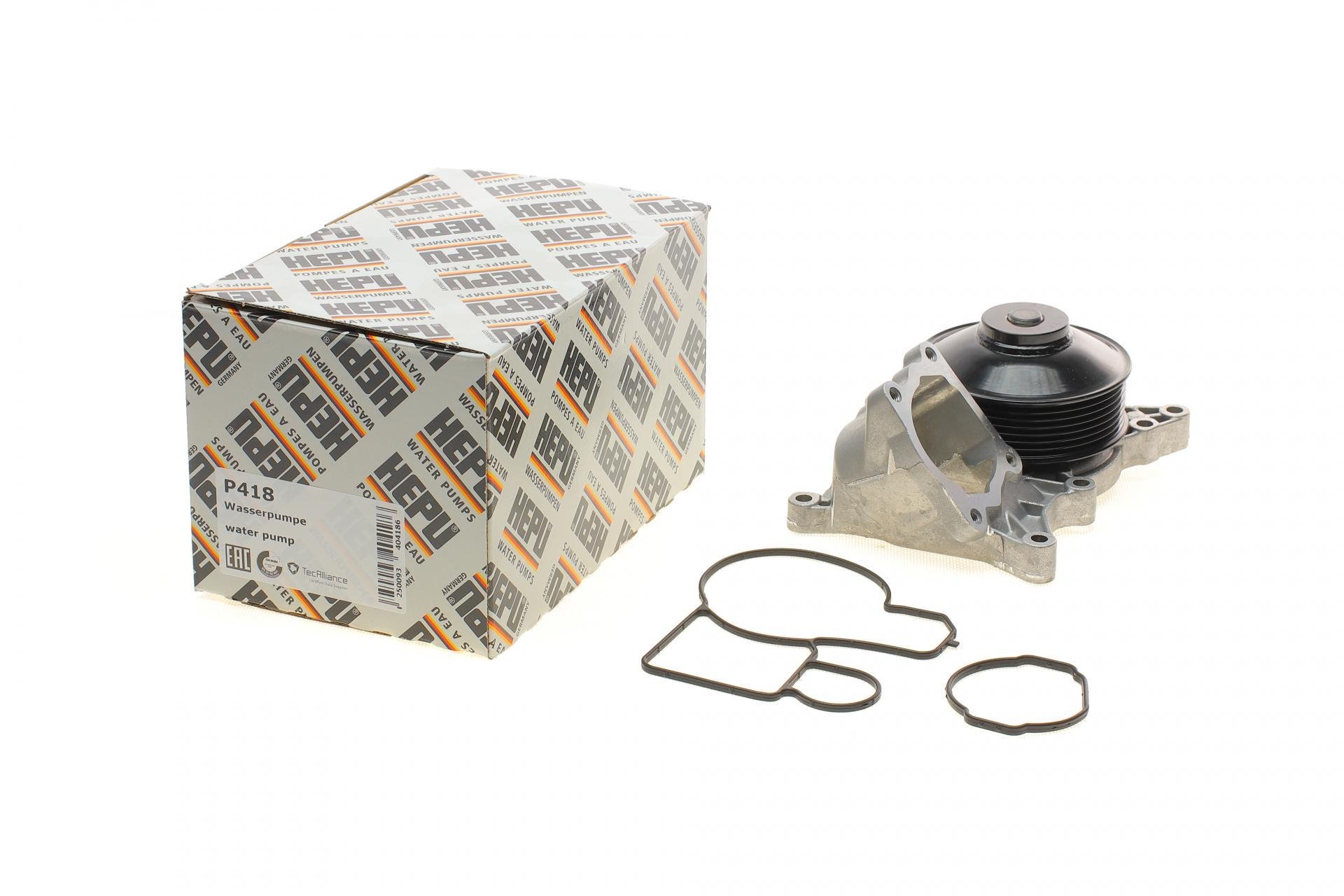 Помпа воды Hepu BMW 5 F10/F11/F07/7 F01-04/X5 E70/X6 E71/E72 3.0d 08-16 (P418)