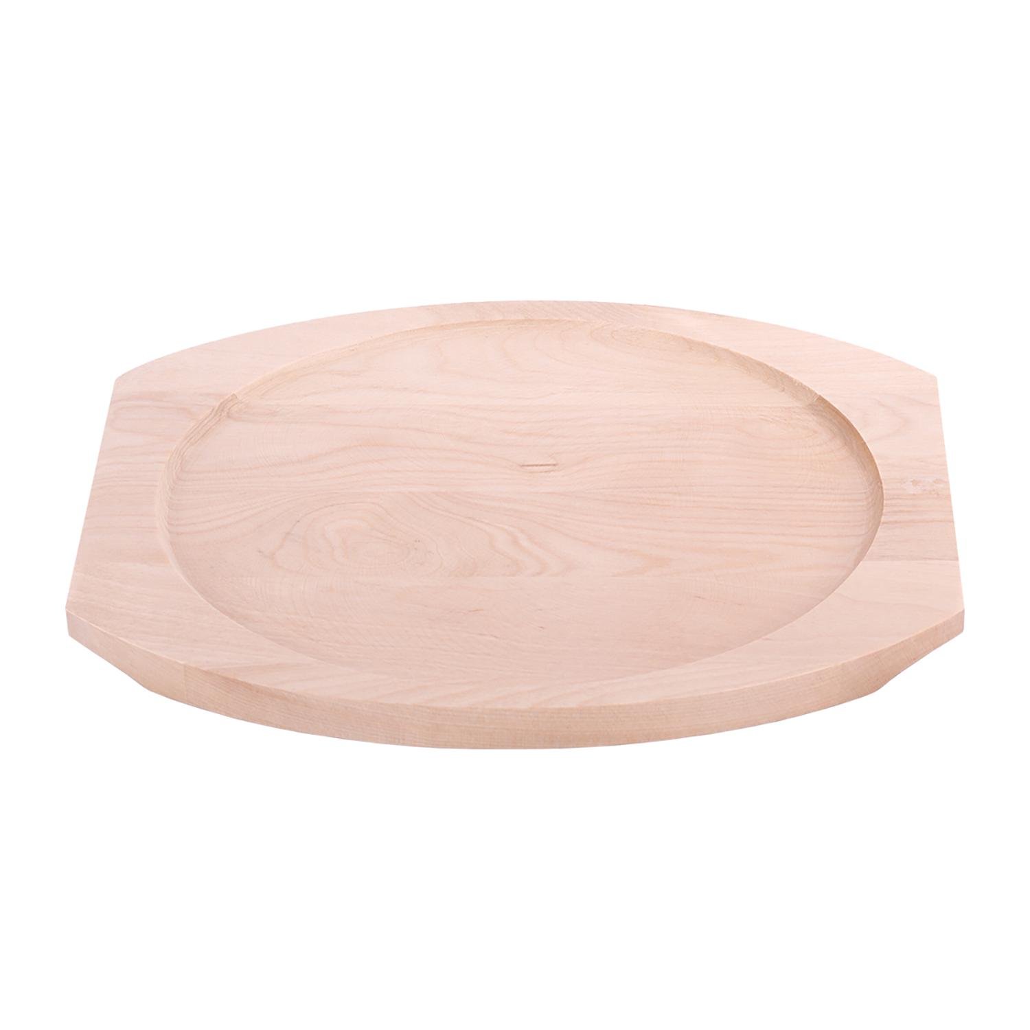 Сковорода чугунная Kamille KM-4809V с деревянной подставкой и съемной ручкой 25 см (87482) - фото 5 Сковорода чугунная Kamille KM-4809V с деревянной подставкой и съемной ручкой 25 см (87482) - фото 5