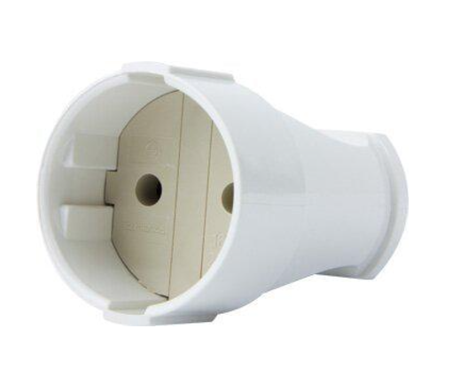 Розетка переносна E.NEXT e.socket.001.10.white без заземлення 10А (p017001) Розетка переносна E.NEXT e.socket.001.10.white без заземлення 10А (p017001)