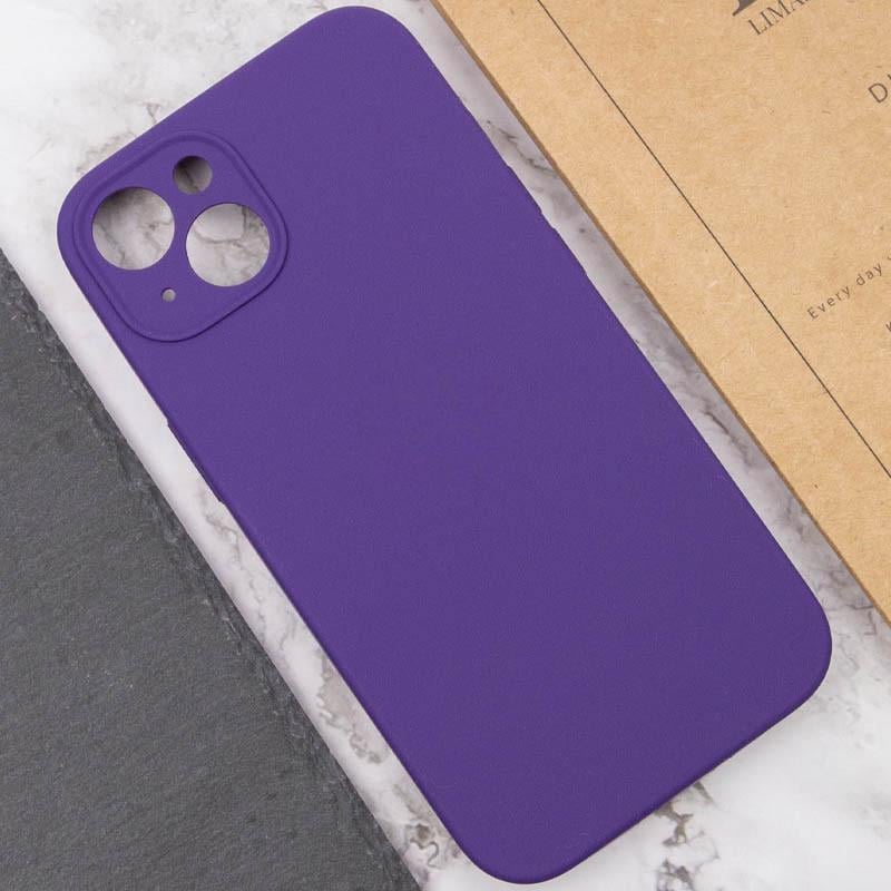 Протиударний чохол Silicone Case Full Camera Protective (AA) NL для Apple iPhone 15 Plus (6.7") Фіолетовий / Amethyst - фото 5