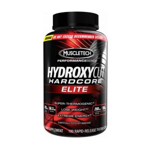 Жиросжигатель комплексный MuscleTech Hydroxycut Hardcore Elite 100 Caps - фото 1