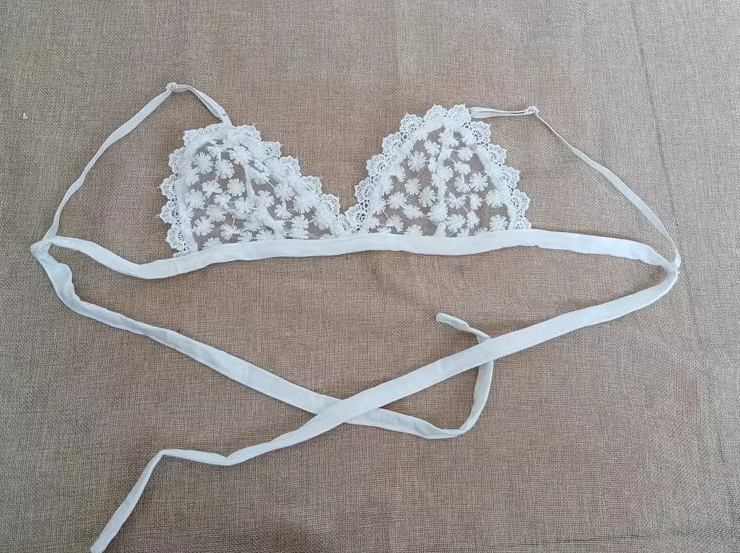 Топ-бралетт сетевой Ropalia на завязках XL Белый (K2-74-1380-XL)