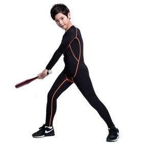 Комплект детского термобелья Thermal Underwear FENTA 135-145 см Black/Orange (2698) - фото 2