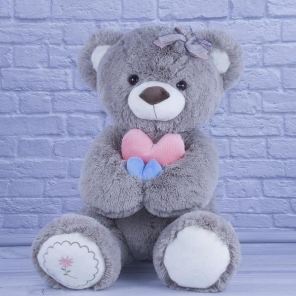 Мягкая игрушка Копица Медведь Бублик №1 70 см Серый (21003-006)