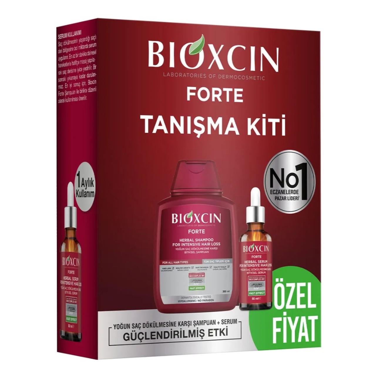Набір шампунь та сироватки Bioxcin forte в індивідуальній коробці (2666320256)