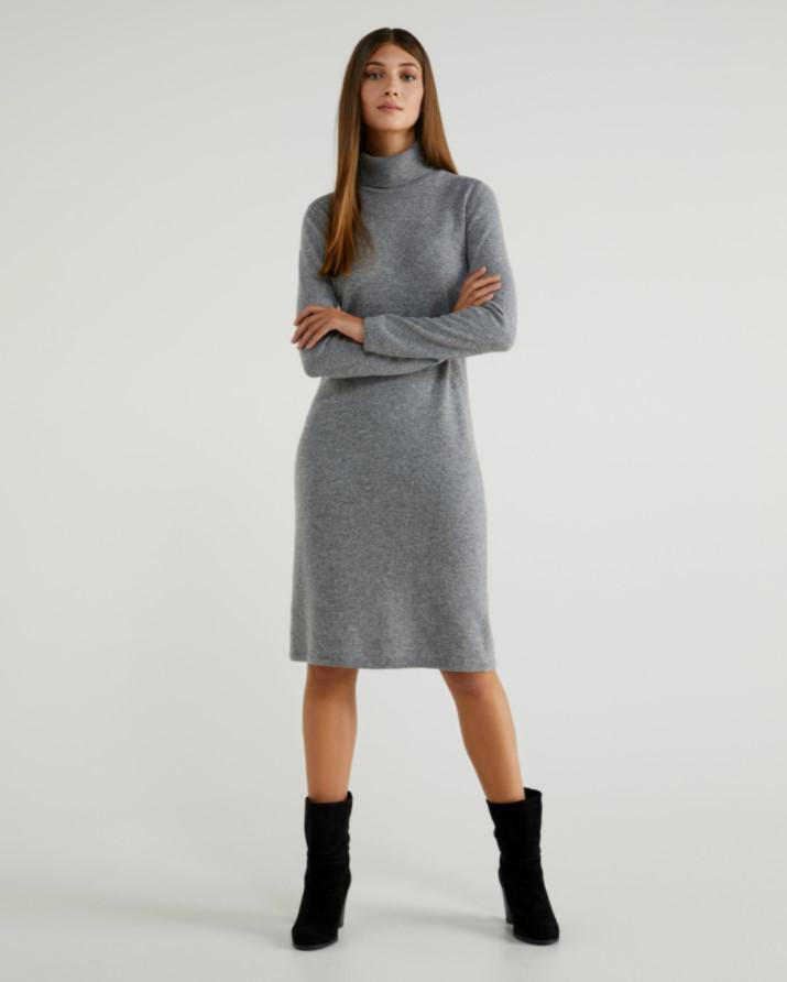 Сукня жіноча Benetton 1044v2531 XS Сірий
