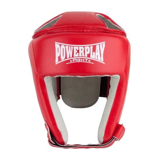 Боксерский шлем тренировочный PowerPlay 3084 XL Красный (PP_3084_XL_Red _bes253)