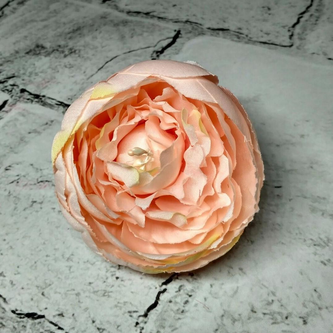 Искусственная головка Роза пионовидная диаметр 8 см Светло-розовый (8502-0072) - фото 1 Искусственная головка Роза пионовидная диаметр 8 см Светло-розовый (8502-0072) - фото 1