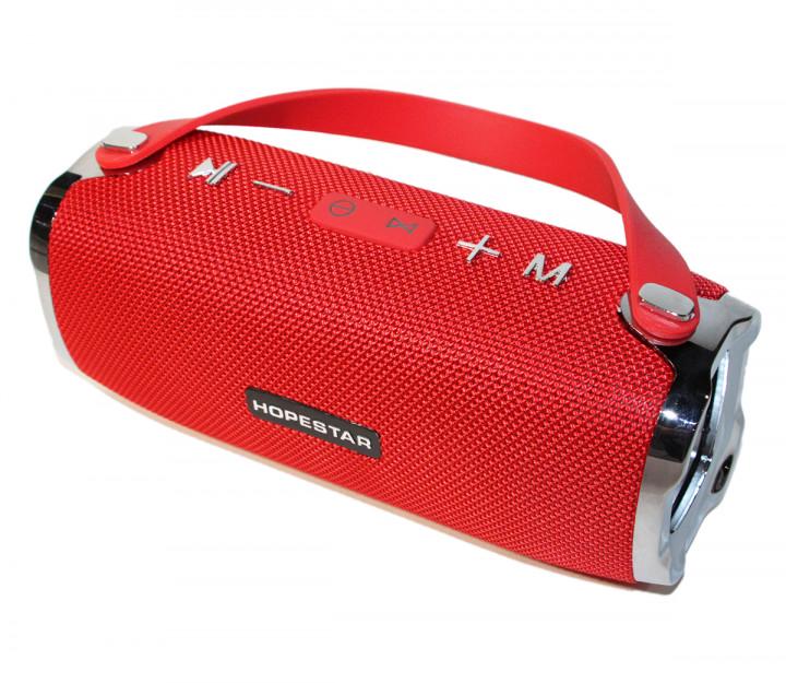 Мобильная портативная Bluetooth колонка Hopestar Red H24 MAX