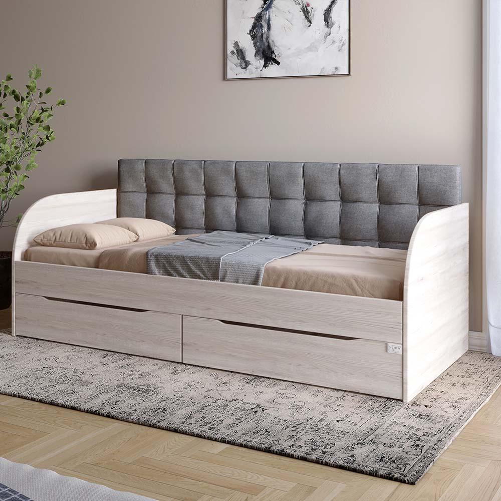 Ліжко дитяче односпальне Lion Л-7 з шухлядами та ламелями Лілі-95 90x200 см Самоа димчастий (Lion-041097) - фото 1 Ліжко дитяче односпальне Lion Л-7 з шухлядами та ламелями Лілі-95 90x200 см Самоа димчастий (Lion-041097) - фото 1