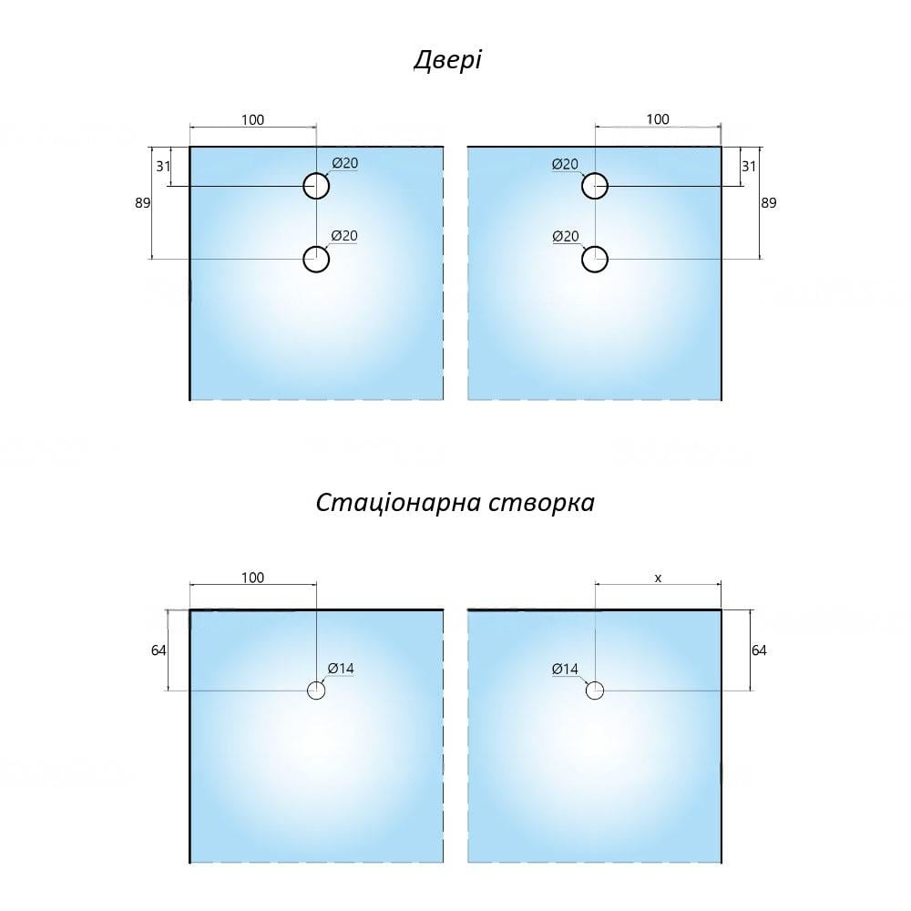 Комплект для раздвижной душевой кабины HDL-7A1 фурнитура для душевых кабин для стекла - фото 9 Комплект для раздвижной душевой кабины HDL-7A1 фурнитура для душевых кабин для стекла - фото 9