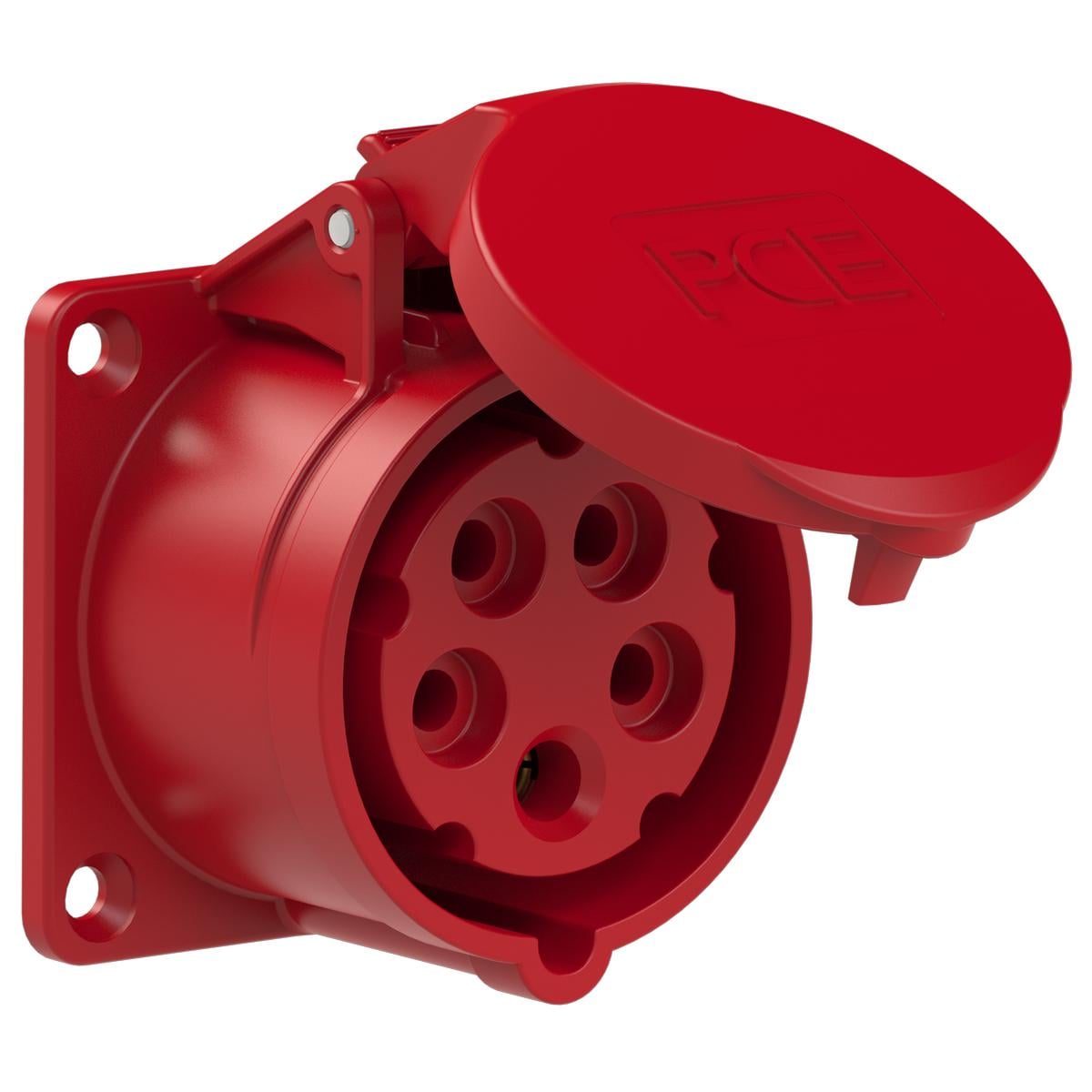 Силова розетка вбудована PCE 3P+N+E IP44 16A 400V (315-6)