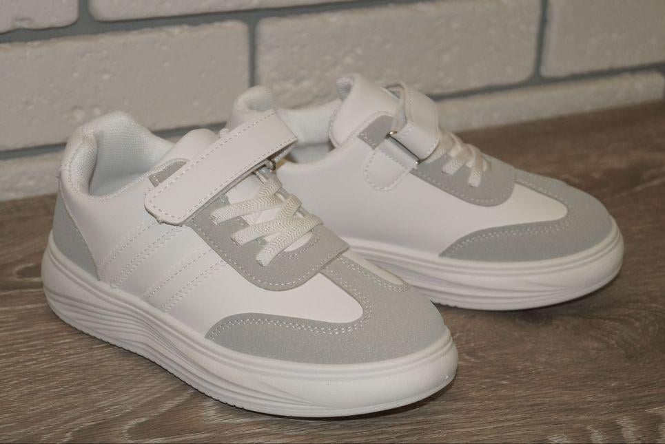 Кросівки демісезонні дитячі XIFA р. 36 21 см Білий/Сірий (31501-36) - фото 4 Кросівки демісезонні дитячі XIFA р. 36 21 см Білий/Сірий (31501-36) - фото 4