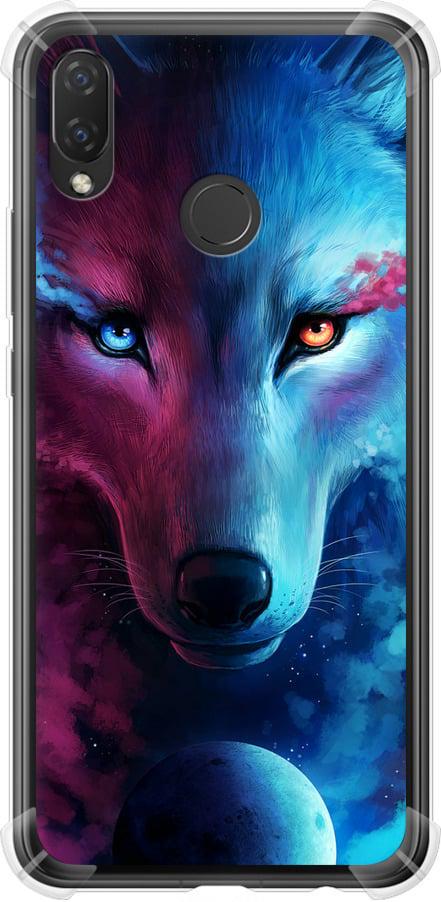 Чохол на Huawei Nova 3i Арт-вовк (3999sp-1541-42517)