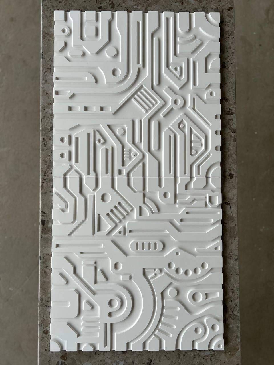 Панель 3D гипсовая DecoWalls Steampunk без сушки (DW0139) - фото 3 Панель 3D гипсовая DecoWalls Steampunk без сушки (DW0139) - фото 3