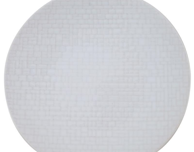 Тарілка десертна Bastide Cotton в мінімалістичному стилі D 20 см Білий (269062-1) - фото 2