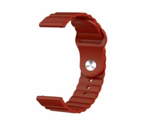 Ремінець BeWatch для Mobvoi TicWatch Pro 3/Huawei Watch GT 2 46 мм/GT 2 Pro/E силіконовий 22 мм Темно-червоний (801e2a70)