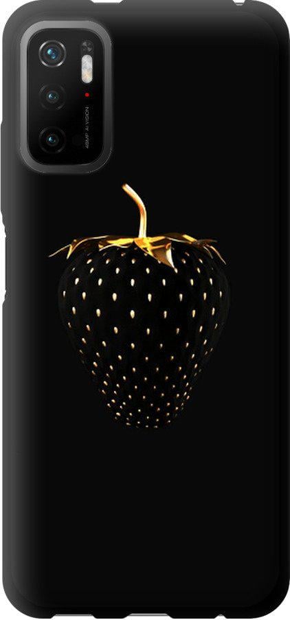 Чехол на Xiaomi Redmi Note 10 5G Черная клубника (3585b-2556-42517)