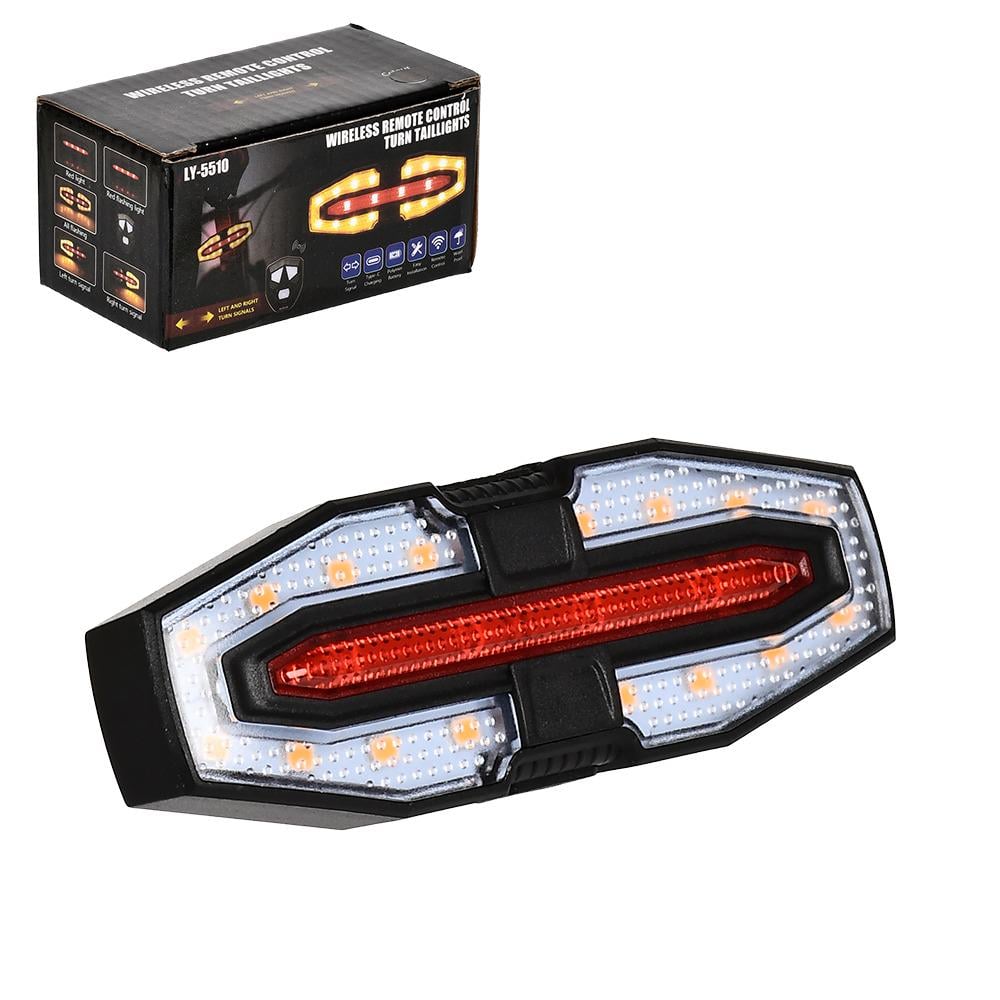 Фонарик аккумуляторный VL97745 USB задний поворотный для велосипеда