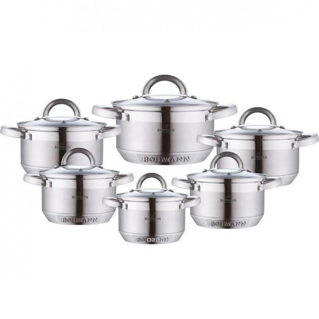 Набор кастрюль Bohmann BH 0717 12 пр. (16358) Набор кастрюль Bohmann BH 0717 12 пр. (16358)
