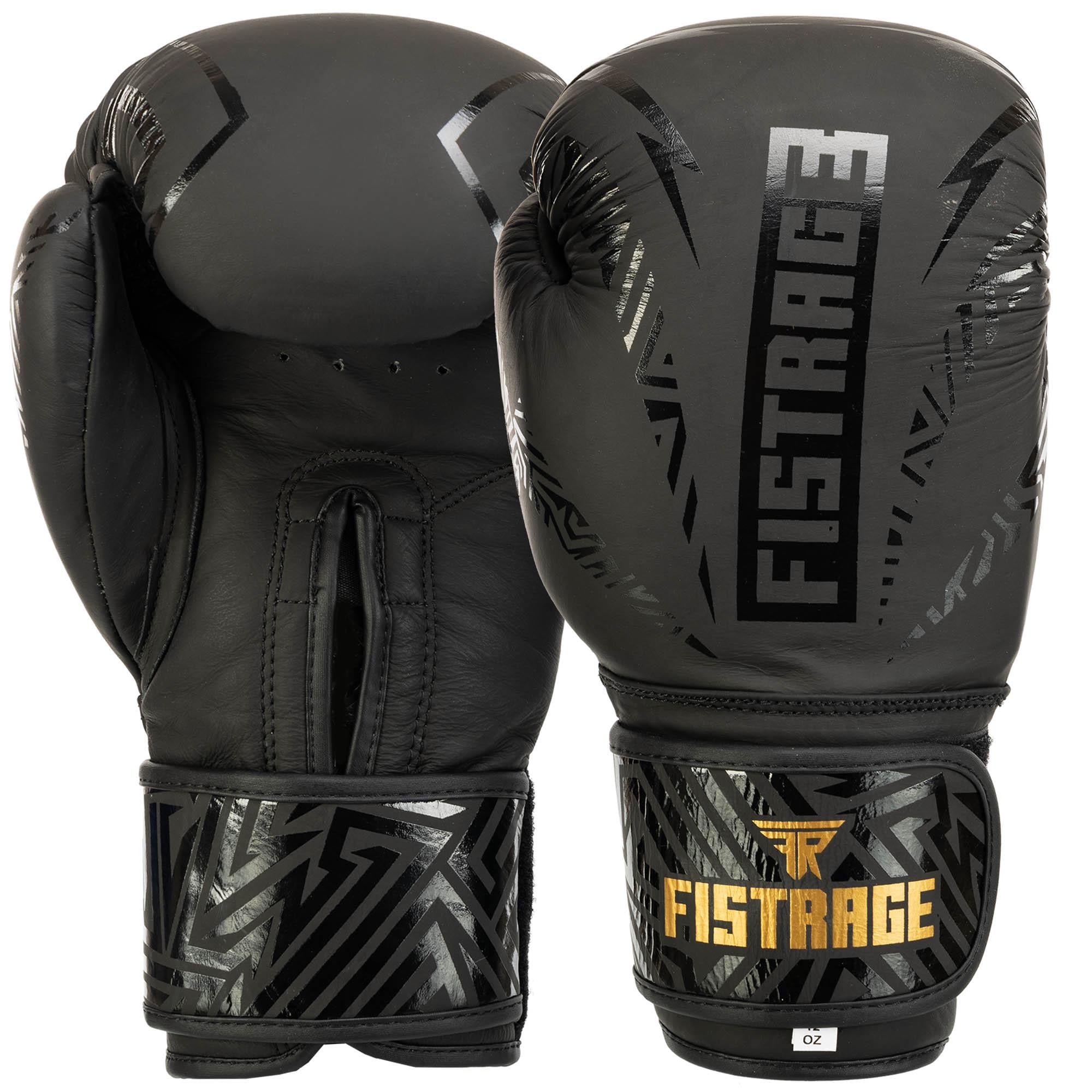 Перчатки боксерские FISTRAGE VL-5539 10oz Черный (VL-5539_Черный_10_унции)