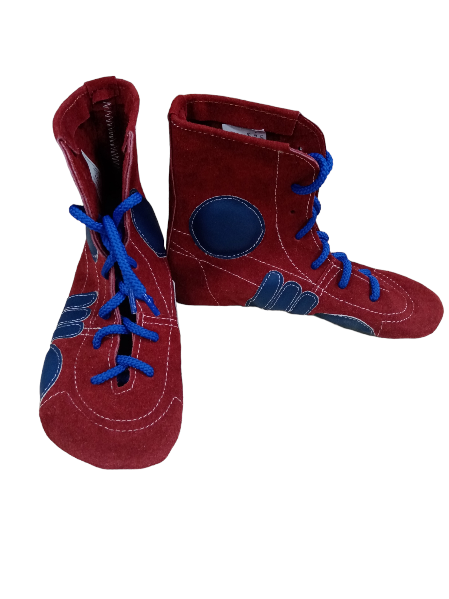 Борцовки Лерман подошва с антискольжением р. 33/21,5 см Красный/Синий (6936116104835)