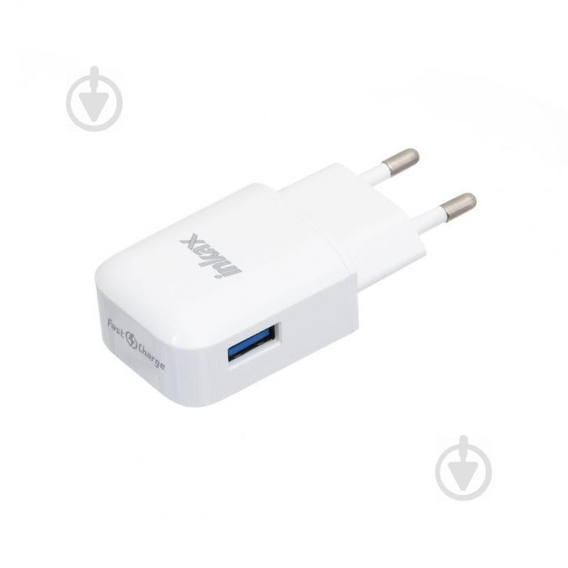 Мережеве заряджання Inkax CD-24 2.1A Quick Charge 2.0 + кабель Micro USB Білий