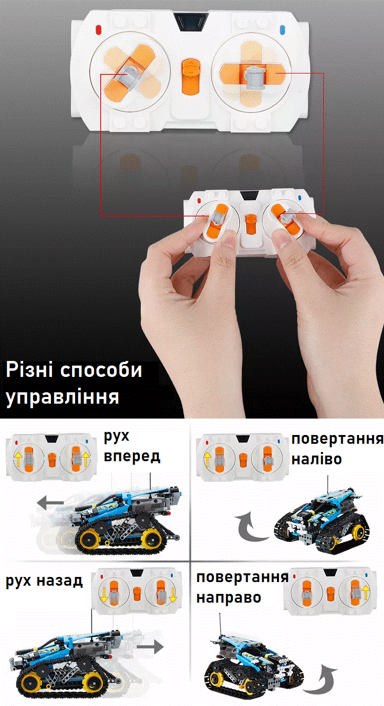 Конструктор машинка на радіоуправлінні Gulo Technic - фото 8 Конструктор машинка на радіоуправлінні Gulo Technic - фото 8