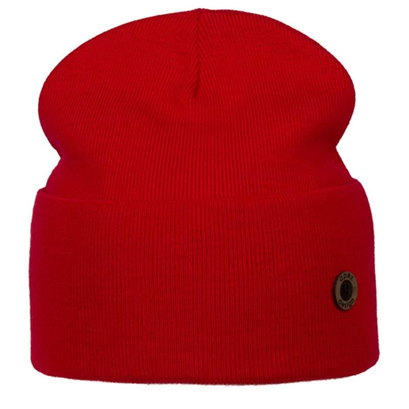 Шапка молодежная лопата гладкой вязки Apex Кант One Size Красный (69362) - фото 1 Шапка молодежная лопата гладкой вязки Apex Кант One Size Красный (69362) - фото 1