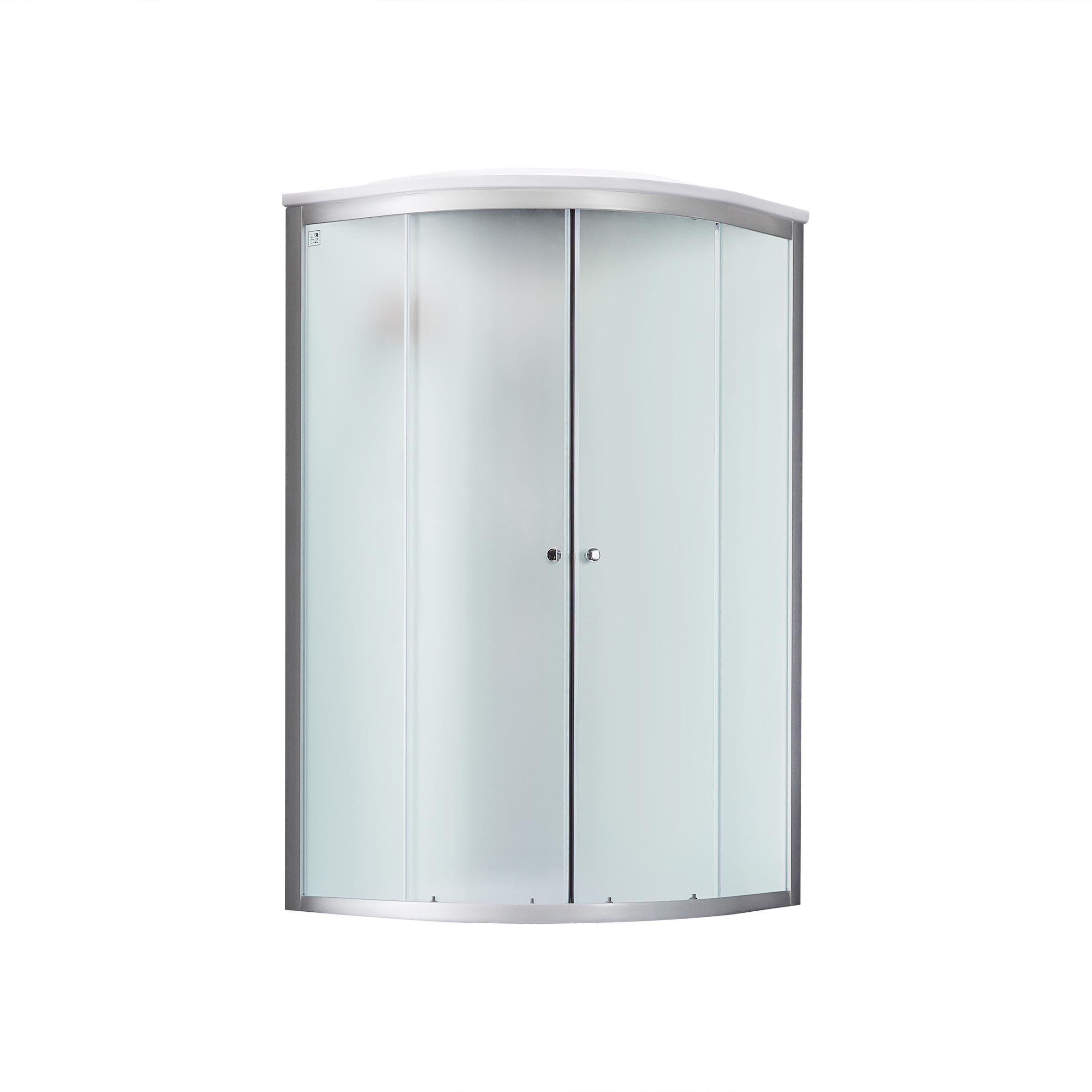 Душовий бокс Lidz Tani SB90x90.SAT.HIGH.FR скло Frost 4 мм без піддону (SD00047602)