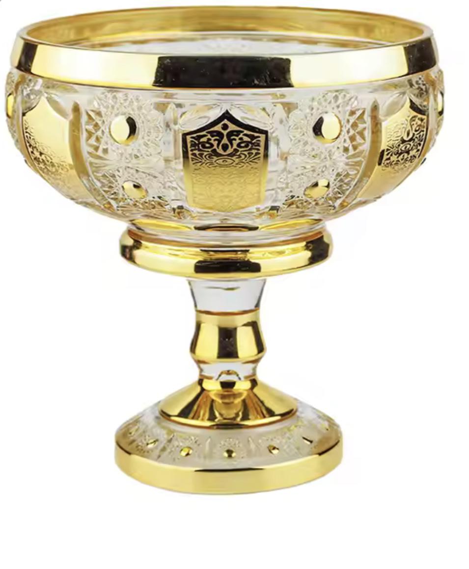 Ваза для фруктов Богемия Жемчужина